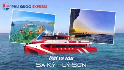 Phú Quốc Express tăng các chuyến tàu giờ tàu đẹp Sa Kỳ - Lý Sơn