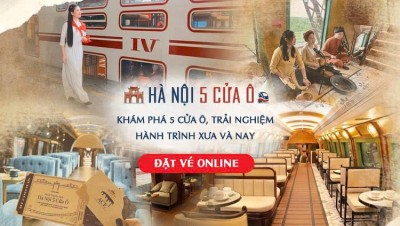 Đặt vé tàu 5 cửa ô Hà Nội online: Tự chọn ghế, vé điện tử
